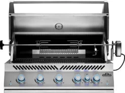 Napoleon Serie 700 38 RB Encastrar BIG38RBPSS -Napoleonr Ventas BIG38RB Grillhead Str Open KnobsOff Lit Rotisserie 1