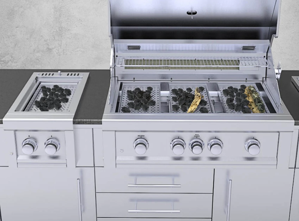 Bandeja 3 En 1 Para Carbón Y Leña Ruby 8 Bandeja 3 En 1 Para Carbón Y Leña Ruby - Imagen 8