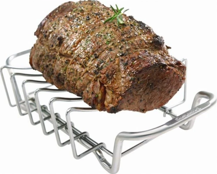 Broil King Bandeja Para Costillas Y Soporte Para Asado 2 Broil King Bandeja Para Costillas Y Soporte Para Asado - Imagen 2