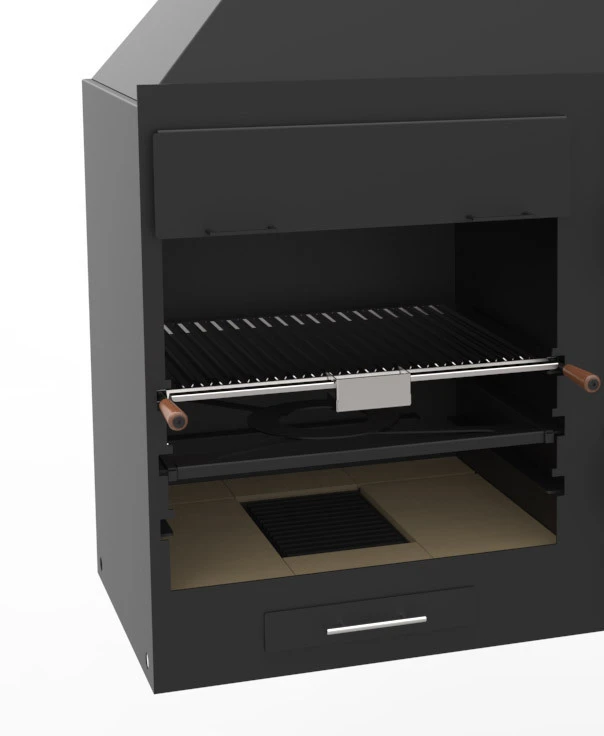 Barbacoa Argentina 140 Cm. Con Horno 2 Barbacoa Argentina 140 Cm. Con Horno - Imagen 2