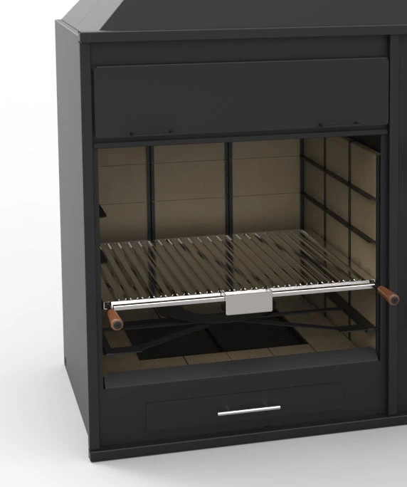 Barbacoa Argentina 160 Cm. Con Horno 2 Barbacoa Argentina 160 Cm. Con Horno - Imagen 2