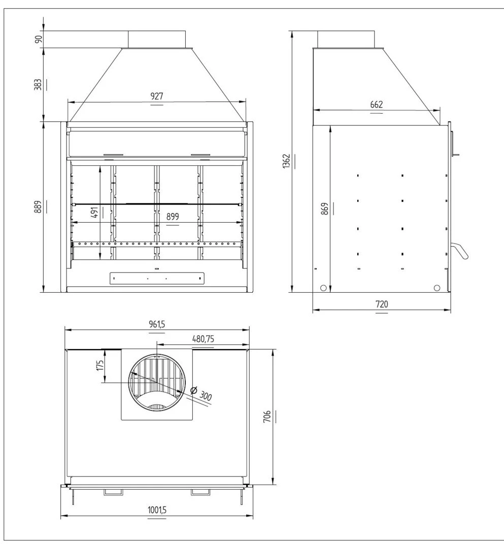 Barbacoa Argentina 90 Cm. 4 Barbacoa Argentina 90 Cm. - Imagen 4