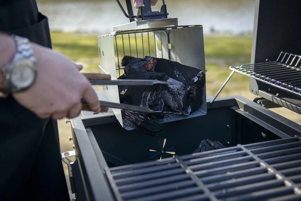Barbacoa De Carbón Plegable Y Chimenea De Encendido 3 Barbacoa De Carbón Plegable Y Chimenea De Encendido - Imagen 3