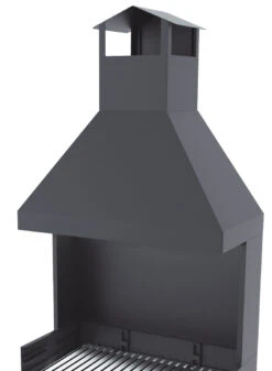 Barbacoa Carbón Y Leña 80 Cm Con Chimenea Y Carro -Napoleonr Ventas Barbacoa Carbon y Lena 80 cm con Chimenea y Carro3