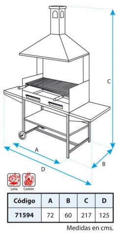 Barbacoa Chimenea Todo Metal Extra Fondo -Napoleonr Ventas Barbacoa Chimenea Todo Metal Extra Fondo 3