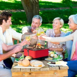 Barbacoa Portatil Sin Humo Teide Rojo -Napoleonr Ventas Barbacoa Portatil Sin Humo Teide Rojo 14