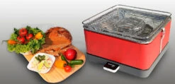 Barbacoa Portatil Sin Humo Teide Rojo -Napoleonr Ventas Barbacoa Portatil Sin Humo Teide Rojo 9