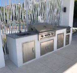 Barbacoa Ruby De 4 Quemadores -Napoleonr Ventas Barbacoa Ruby 4 quemadores encastrar Acero Inoxidable 16