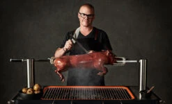 Barbacoa De Carbón Con Rustidor Hub -Napoleonr Ventas Barbacoa de Carbon con Rustidor Hub 22