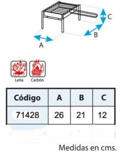 IMEX Barbacoa De Mesa Con Parrilla Cincada II -Napoleonr Ventas Barbacoa de Mesa con Parrilla Cincada II 3