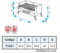 IMEX Barbacoa De Mesa Con Parrilla Cincada V -Napoleonr Ventas Barbacoa de Mesa con Parrilla Cincada V 3