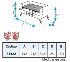 IMEX Barbacoa De Mesa Con Parrilla Inox -Napoleonr Ventas Barbacoa de Mesa con Parrilla Inox 3