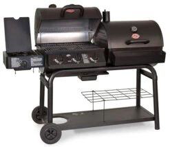 Barbacoa Duo De Gas Y De Carbón -Napoleonr Ventas Barbacoa duo gas carbon char griller 6