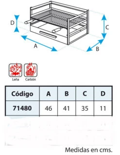 Cajon Barbacoa Fijar En Pared Pequeño -Napoleonr Ventas Cajon Barbacoa Fijar en Pared Chico 3