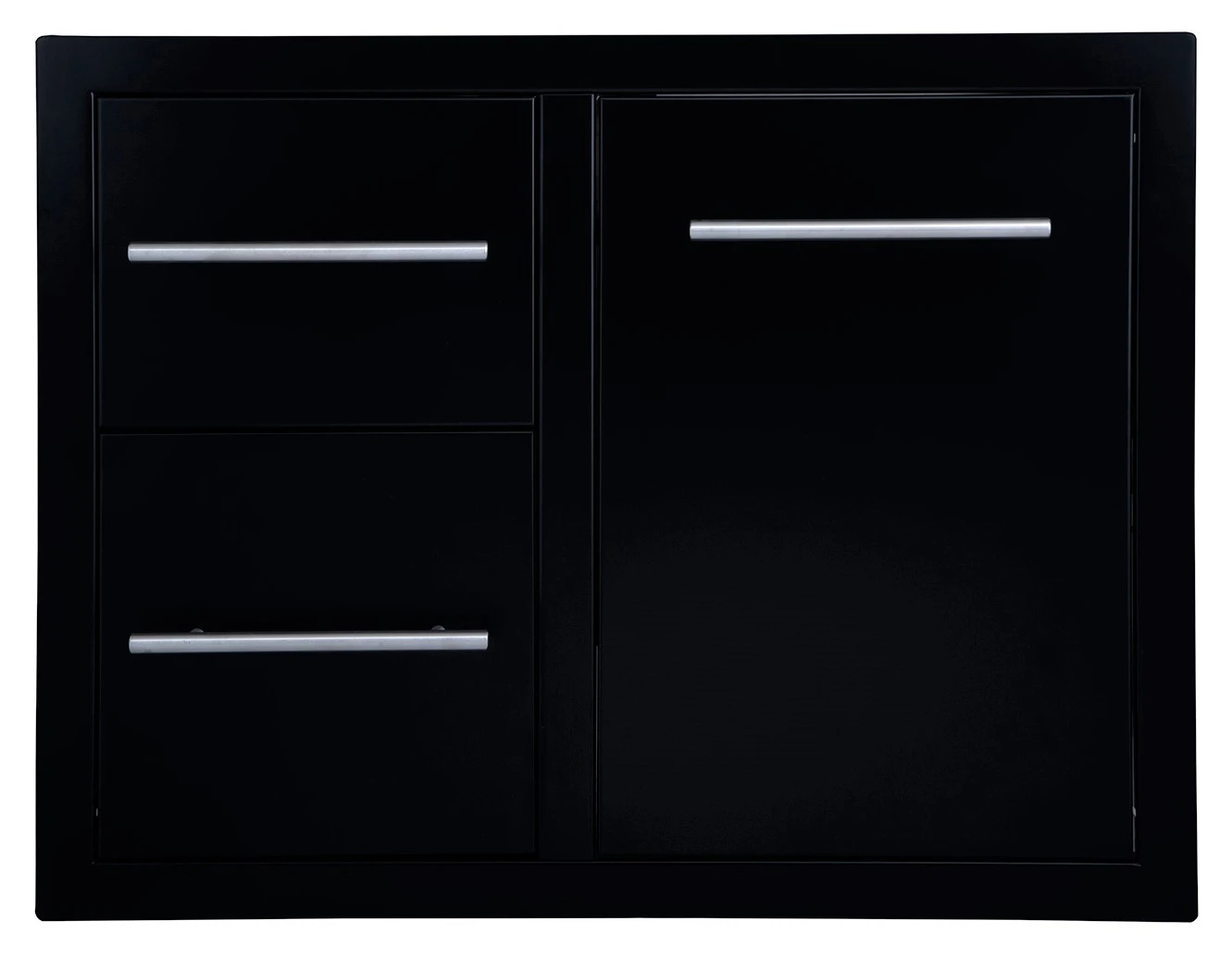 Cajonera Doble + Cajón Cubo Basura Negro 1 Cajonera Doble + Cajón Cubo Basura Negro