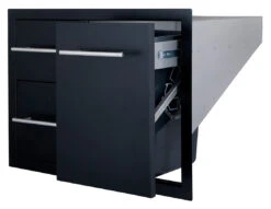 Cajonera Doble + Cajón Cubo Basura Negro 7 Cajonera Doble + Cajón Cubo Basura Negro -Napoleonr Ventas Cajonera doble cajon cubo basura Negro 3