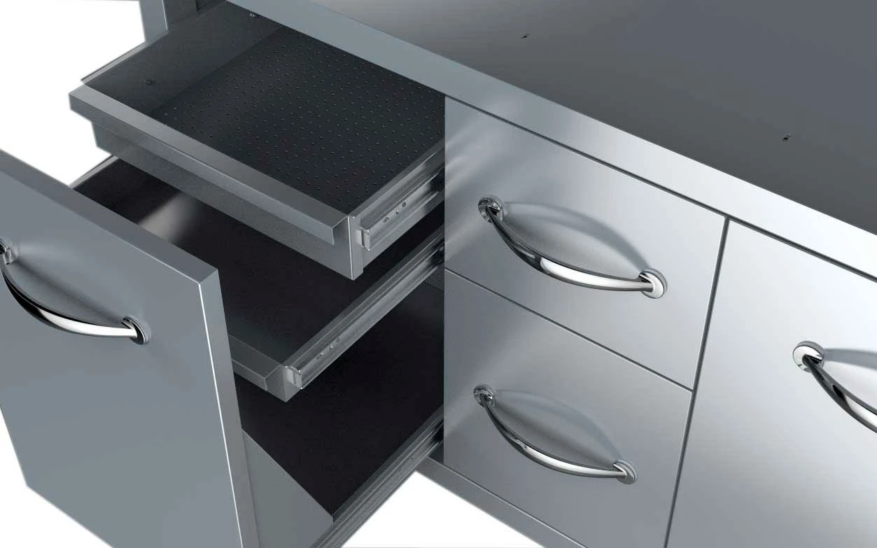 Cajonera Doble Grande + Cajón Botella Gas O Cubo Basura 4 Cajonera Doble Grande + Cajón Botella Gas O Cubo Basura - Imagen 4