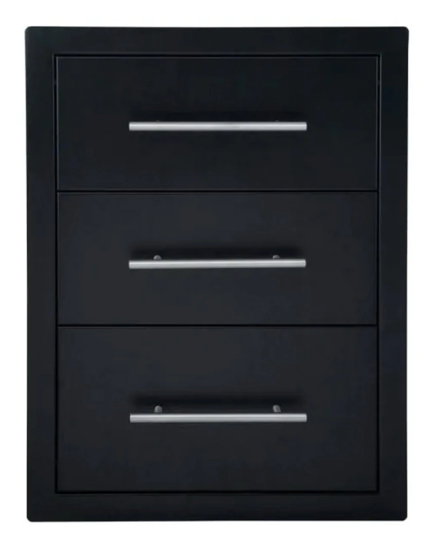 Cajonero Triple Alto Negro 1 Cajonero Triple Alto Negro