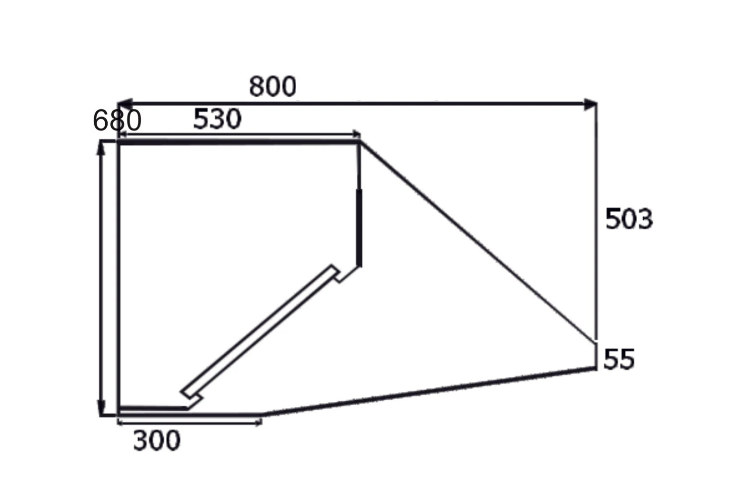 Campana Mural Para Barbacoa 100 Cm. 2 Campana Mural Para Barbacoa 100 Cm. - Imagen 2