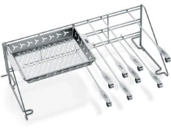 Weber Cesta Para Verduras De Acero Inoxidable Con Armazón -Napoleonr Ventas Cesta para Verduras de Acero Inoxidable con armazon 3