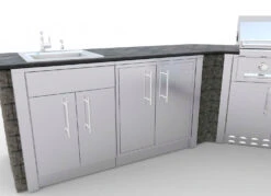 Chapa Protectora Izquierda 7,6 Cm. Para Módulos Base -Napoleonr Ventas Chapa Protectora Izquierda 76 cm. para Modulos Base 4