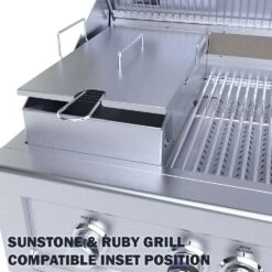 Freidora Y Parrilla De Vapor Sunstone -Napoleonr Ventas Freidora Parrilla Vapor Sunstone 3