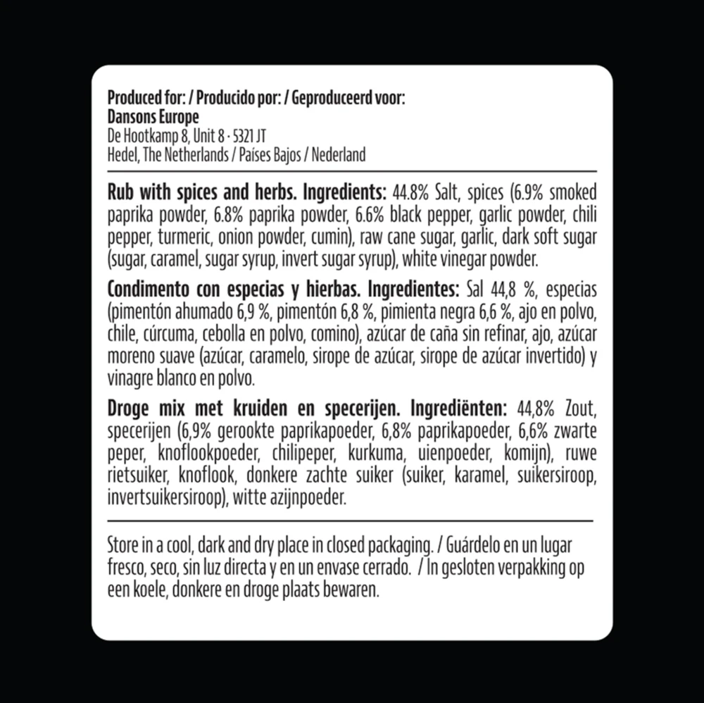 Lonestar Brisket & Beef Rub 380 Gr 3 Lonestar Brisket & Beef Rub 380 Gr - Imagen 3