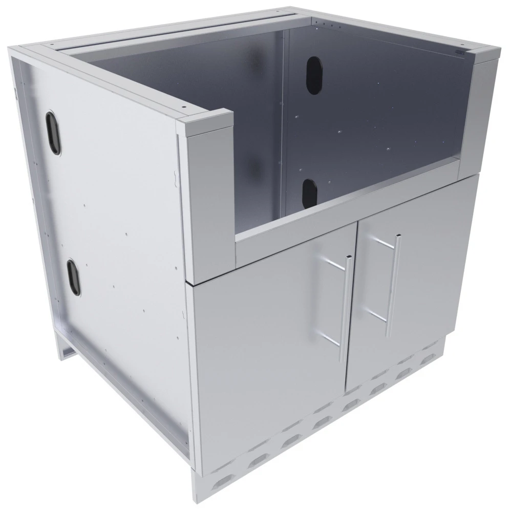 Módulo Inox. Para Barbacoa Carbón Y Leña Híbrida 30" 2 Módulo Inox. Para Barbacoa Carbón Y Leña Híbrida 30" - Imagen 2