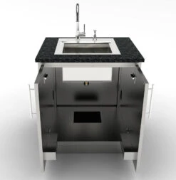 Módulo Inox. Con 2 Puertas 76 Cm. -Napoleonr Ventas Modulo Inox con 2 Puertas 76 cm 3