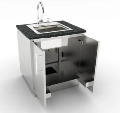 Módulo Inox. Con 2 Puertas 76 Cm. -Napoleonr Ventas Modulo Inox con 2 Puertas 76 cm 5