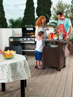 Keter Mueble Armario Pequeño Con Encimera Ideal Barbacoas -Napoleonr Ventas Mueble Armario Pequeno con Encimera Ideal Barbacoas 3