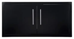 Puerta Doble Grande Negra