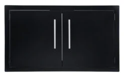 Puerta Doble Mediana Negra