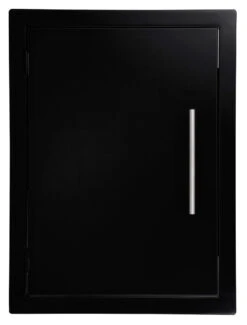 Puerta Vertical Con Módulo Cerrado Negra