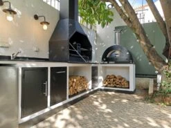 Puerta Vertical Con Módulo Cerrado Negra -Napoleonr Ventas Puerta vertical con modulo cerrado Negra 3