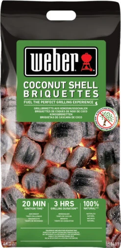 Weber Saco 4 Kg De Briquetas De Coco