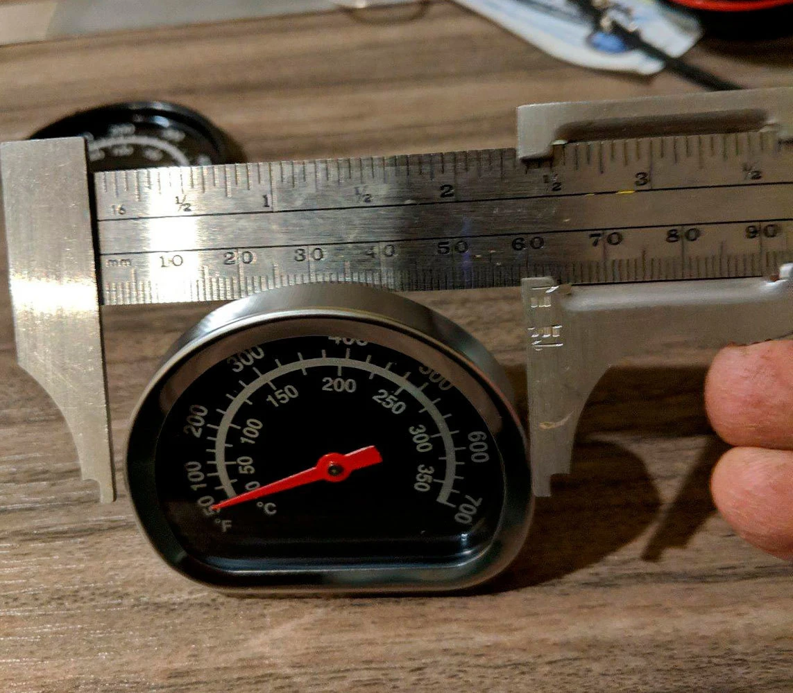 Broil King Termómetro Grande Universal Para Tapa 2 Broil King Termómetro Grande Universal Para Tapa - Imagen 2