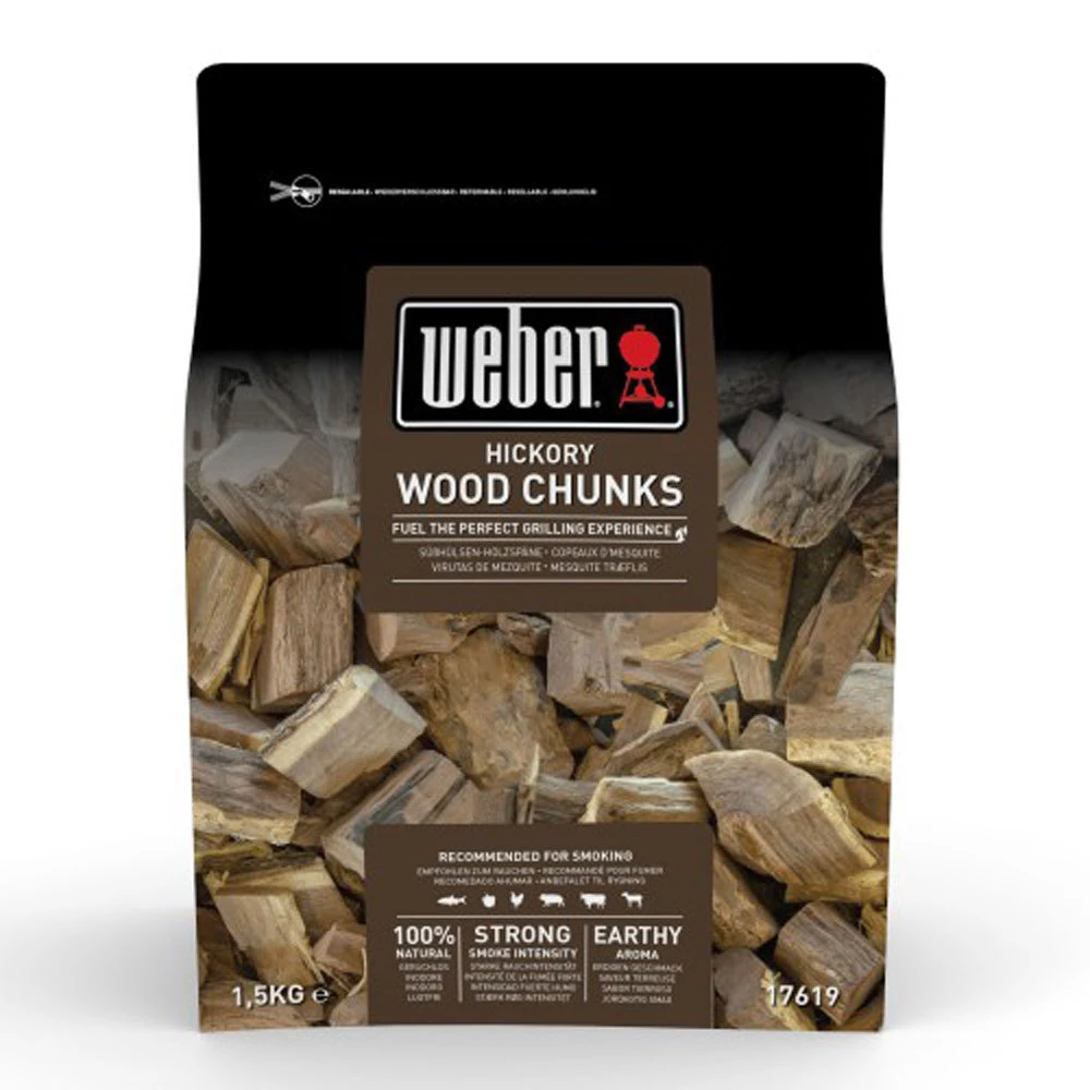 Weber Trozos De Leña Para Ahumar Hickory 1 Weber Trozos De Leña Para Ahumar Hickory