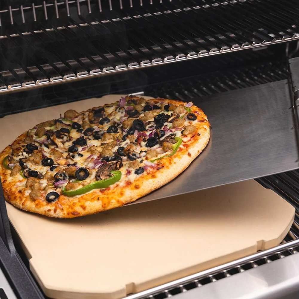 Broil King Piedra Pizza Rectangular Para Baron 3 Broil King Piedra Pizza Rectangular Para Baron - Imagen 3