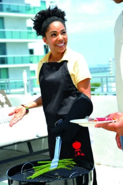 Delantal Negro Ajustable Weber -Napoleonr Ventas delantal ajustable weber apron 6474 4
