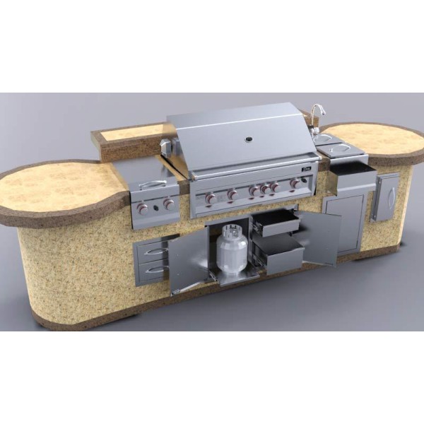 Napoleonr Ventas -Napoleonr Ventas puerta doble con cajones y plataforma